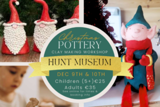 Christmas pottery classes at The Hunt Museum