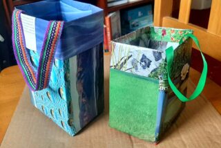 Bags made from recycled materials