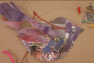 Recycle Material Bird