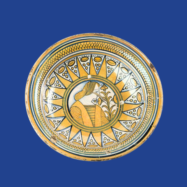 15th century |  Lustre Maiolica Tazza (plate)