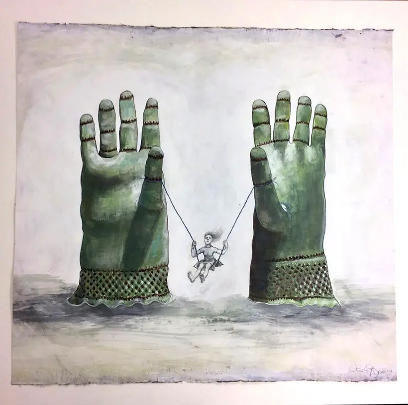 Hill Billy's Gloves, Image courtesy of Rita Duffy